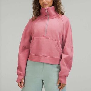 Scuba oversized funnel neck half zip